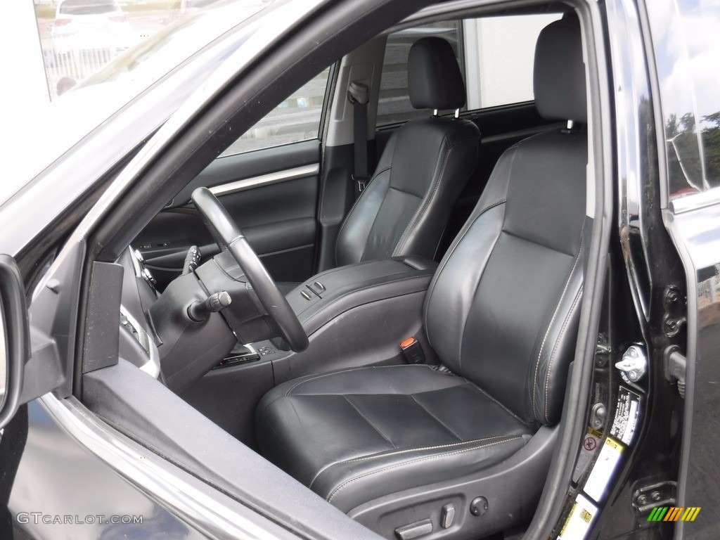 2015 Highlander XLE AWD - Attitude Black Metallic / Black photo #14