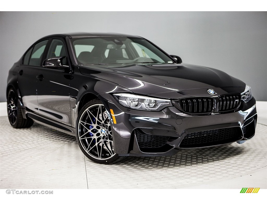 Black Sapphire Metallic 2018 BMW M3 Sedan Exterior Photo #122634994