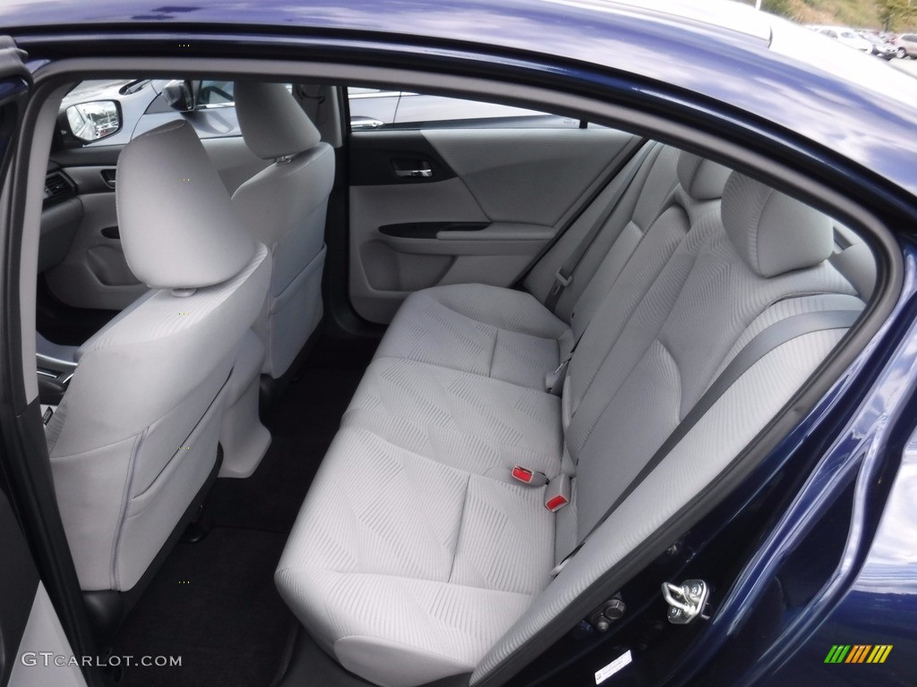 2014 Accord LX Sedan - Obsidian Blue Pearl / Gray photo #22