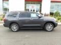 2017 Magnetic Gray Metallic Toyota Sequoia Limited 4x4  photo #2