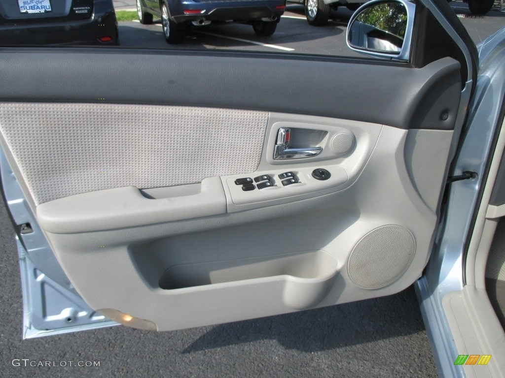 2007 Spectra LX Sedan - Ice Blue / Gray photo #13