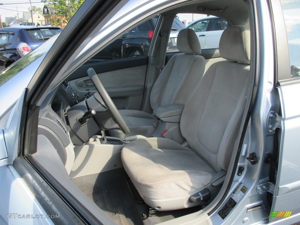 2007 Spectra LX Sedan - Ice Blue / Gray photo #15