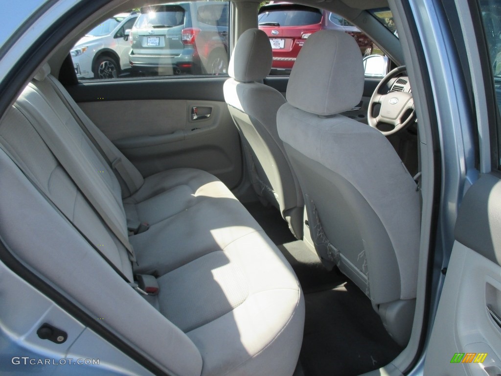 2007 Spectra LX Sedan - Ice Blue / Gray photo #18