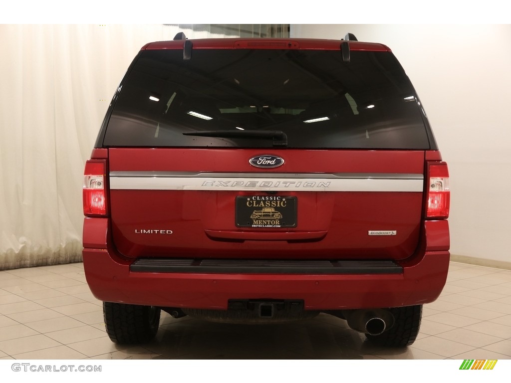 2016 Expedition Limited 4x4 - Ruby Red Metallic / Dune photo #24