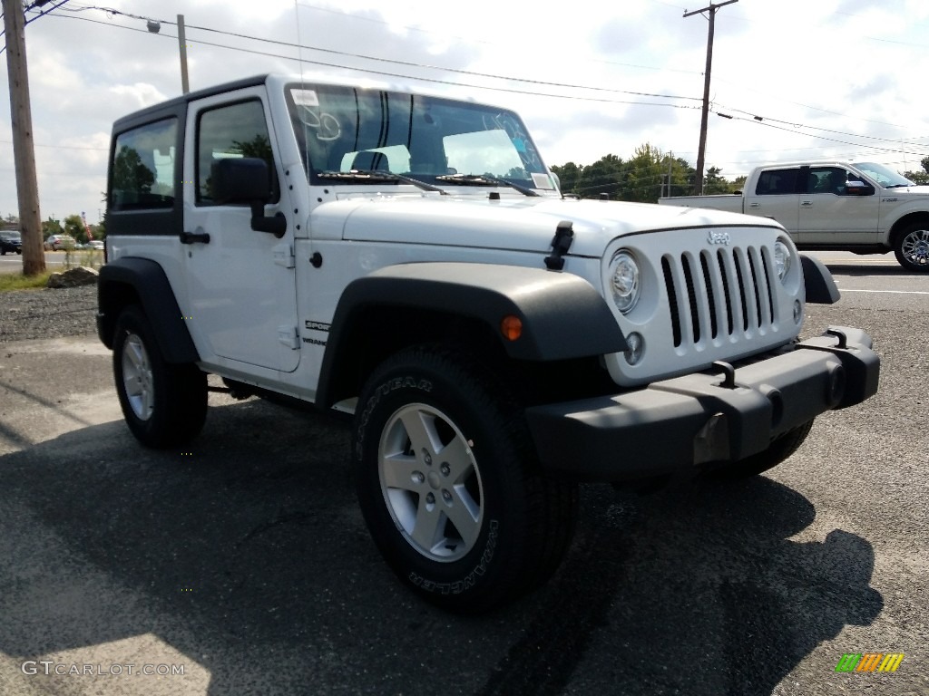 2017 Wrangler Sport 4x4 - Bright White / Black photo #1