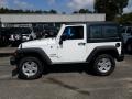 2017 Bright White Jeep Wrangler Sport 4x4  photo #3