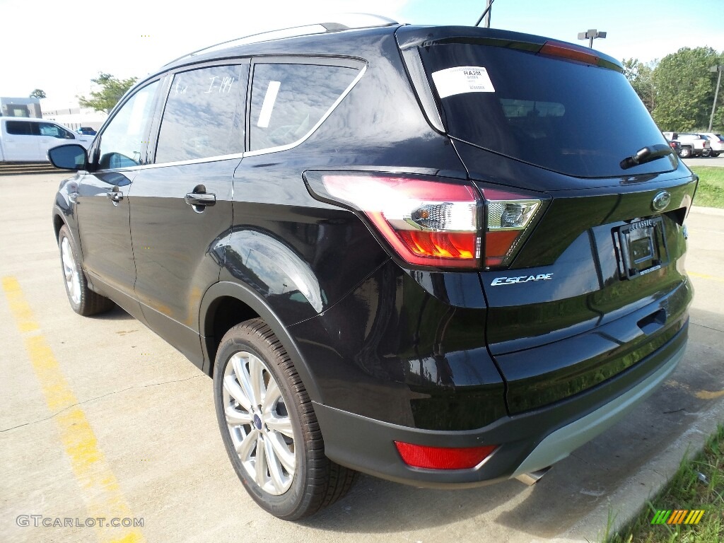 2017 Escape Titanium - Shadow Black / Charcoal Black photo #4