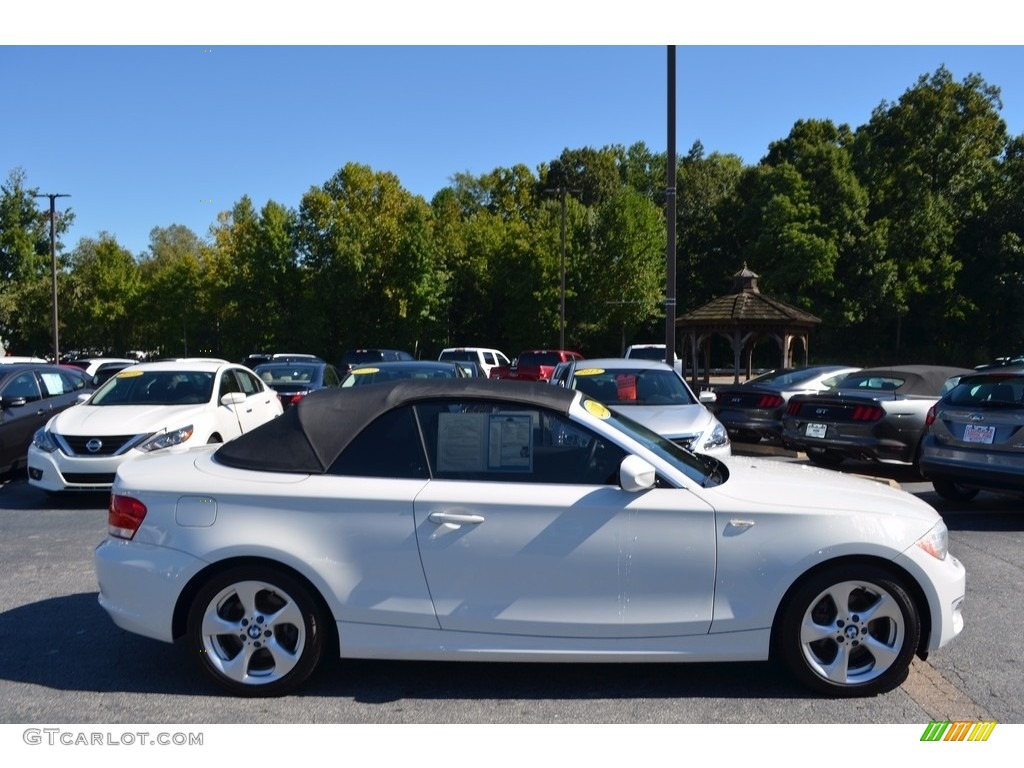 2012 1 Series 128i Convertible - Alpine White / Black photo #3