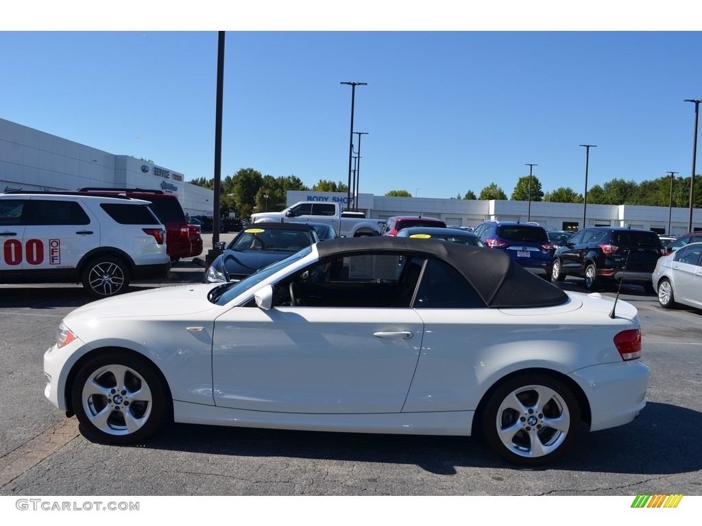 2012 1 Series 128i Convertible - Alpine White / Black photo #10