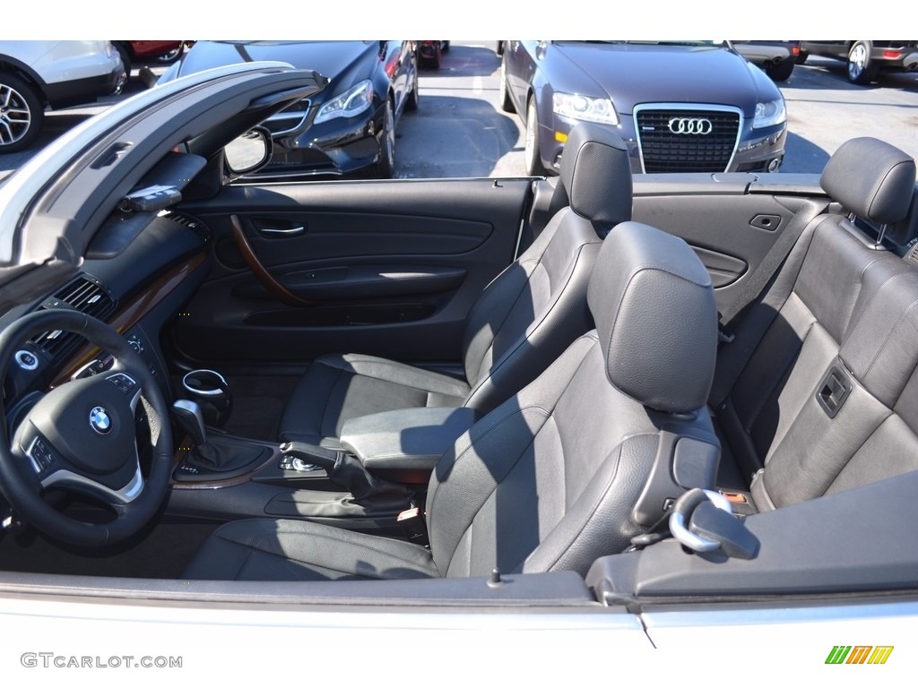 2012 1 Series 128i Convertible - Alpine White / Black photo #12