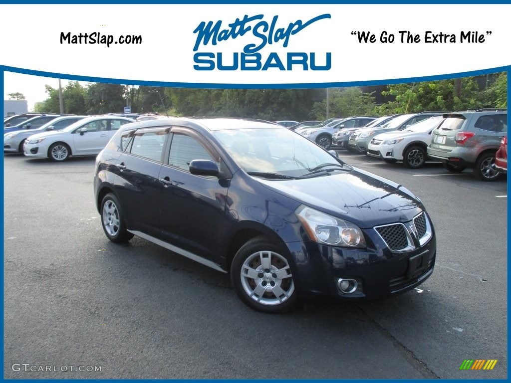 2009 Vibe 2.4 - Navy Blue Metallic / Ebony photo #1