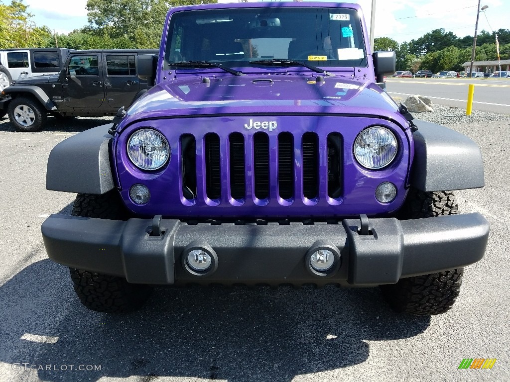 2017 Wrangler Unlimited Sport 4x4 - Extreme Purple / Black photo #2