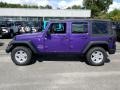 2017 Extreme Purple Jeep Wrangler Unlimited Sport 4x4  photo #3