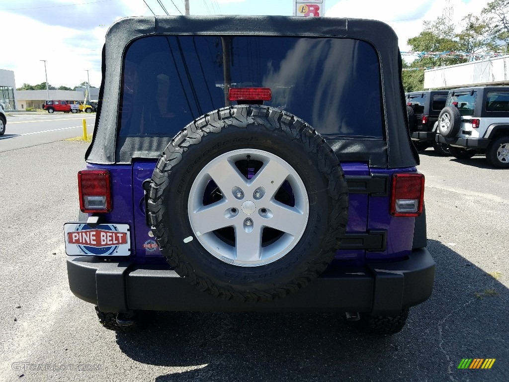 2017 Wrangler Unlimited Sport 4x4 - Extreme Purple / Black photo #5