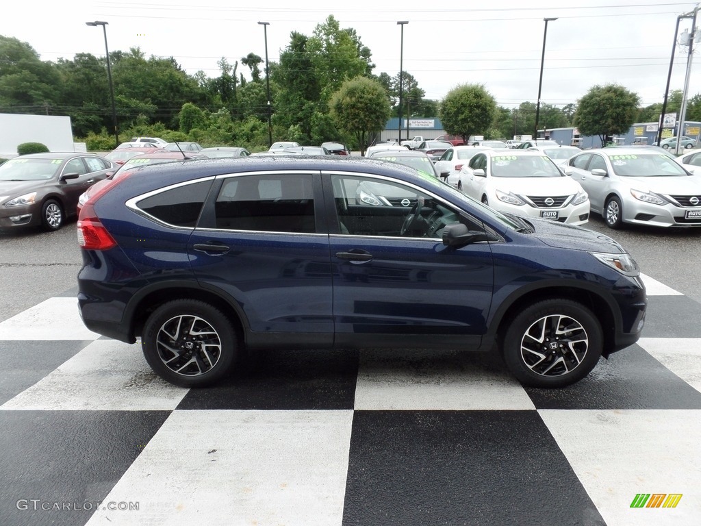 2016 CR-V SE - Obsidian Blue Pearl / Gray photo #3