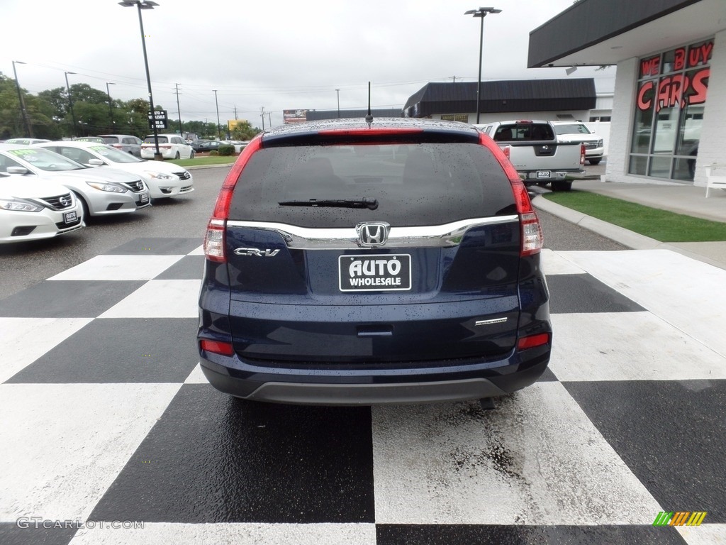 2016 CR-V SE - Obsidian Blue Pearl / Gray photo #4