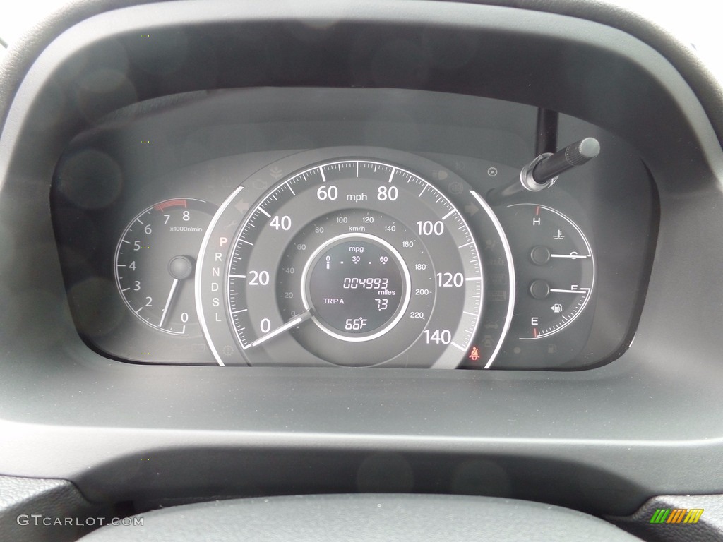 2016 CR-V SE - Obsidian Blue Pearl / Gray photo #16