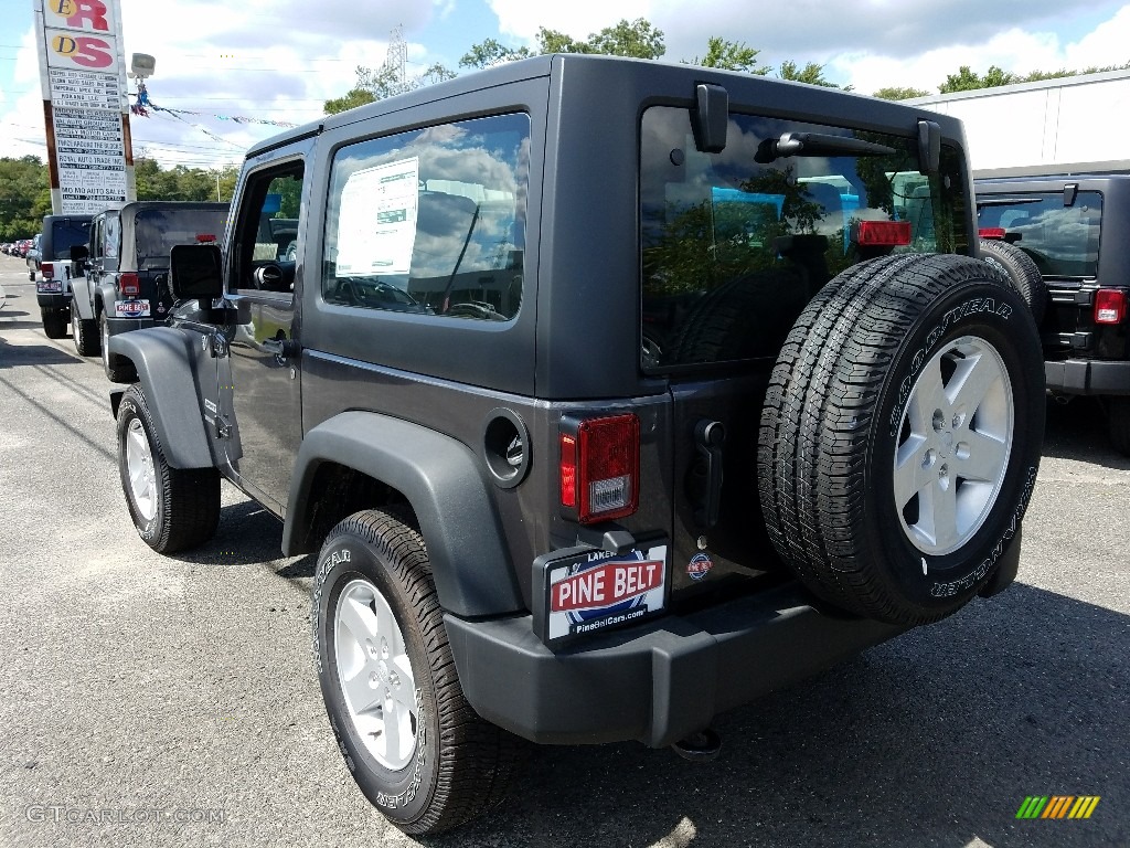 2017 Wrangler Sport 4x4 - Granite Crystal Metallic / Black photo #4