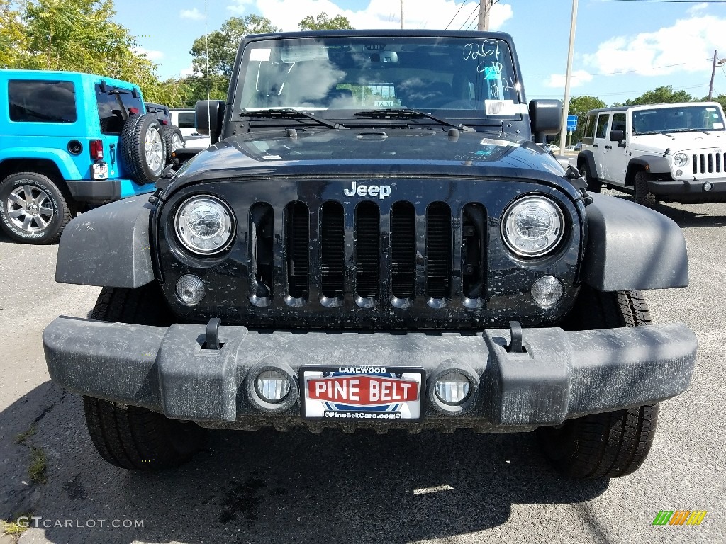 2017 Wrangler Sport 4x4 - Black / Black photo #2