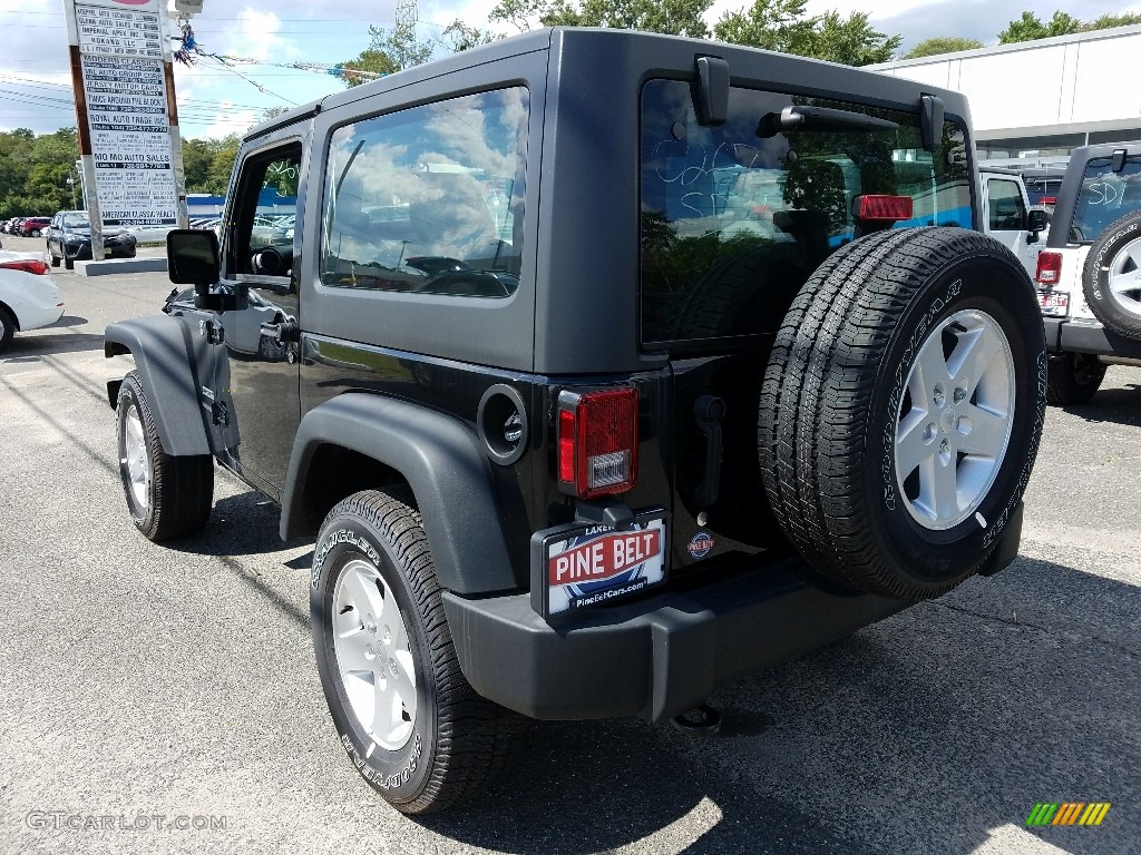 2017 Wrangler Sport 4x4 - Black / Black photo #4