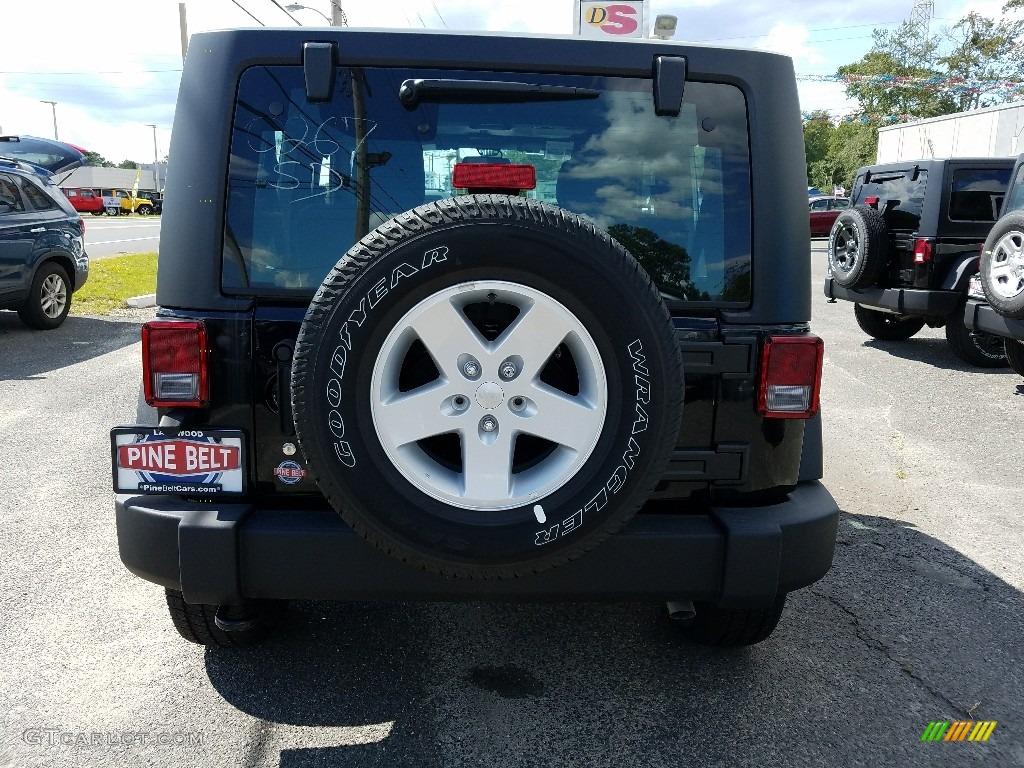 2017 Wrangler Sport 4x4 - Black / Black photo #5