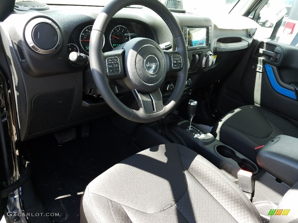 2017 Wrangler Sport 4x4 - Black / Black photo #7