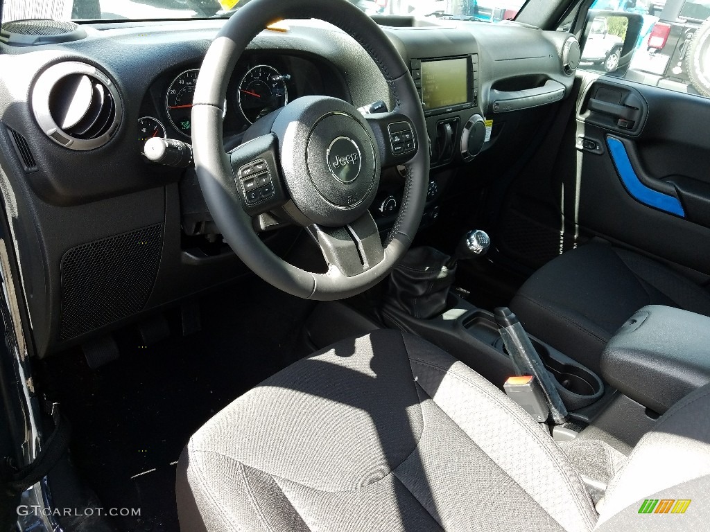 2017 Wrangler Sport 4x4 - Rhino / Black photo #7