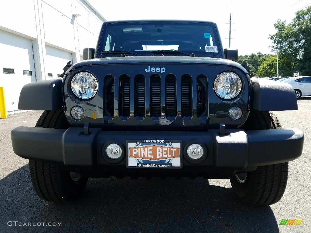 2017 Wrangler Sport 4x4 - Black / Black photo #2