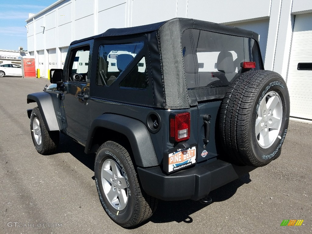 2017 Wrangler Sport 4x4 - Black / Black photo #4