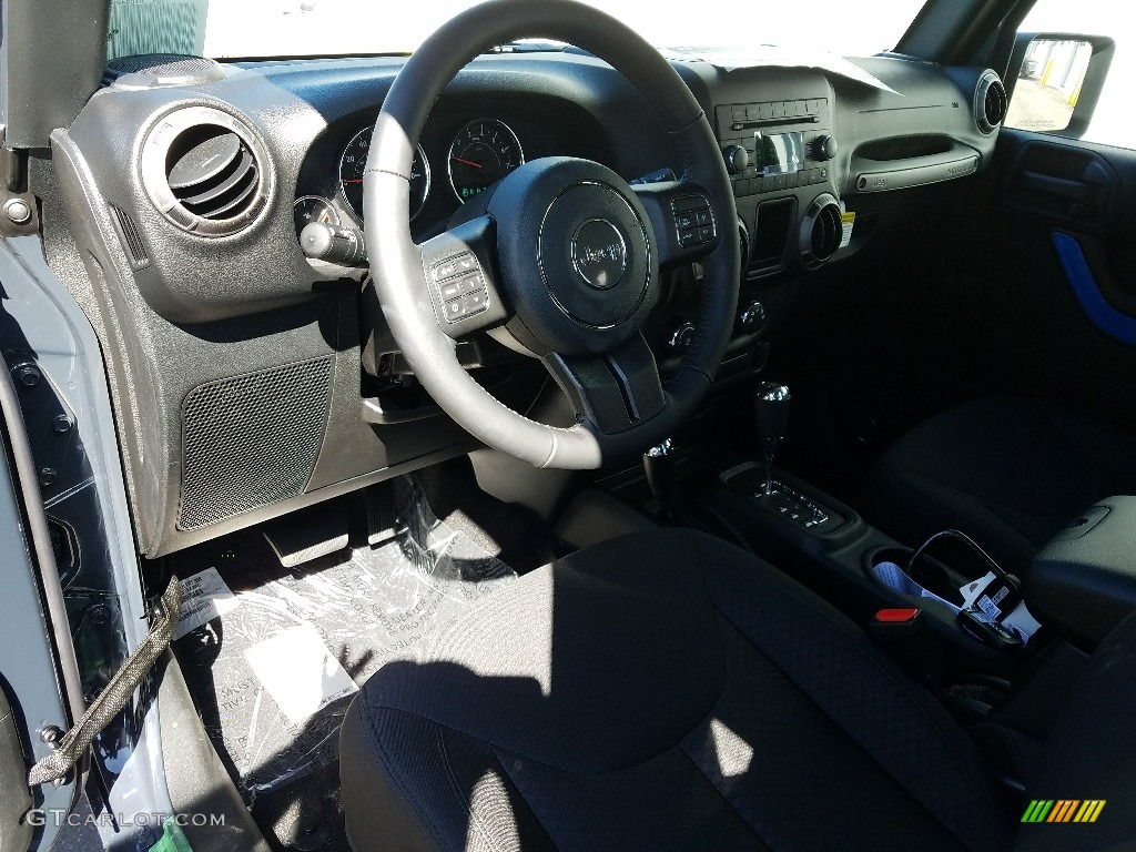 2017 Wrangler Sport 4x4 - Black / Black photo #7