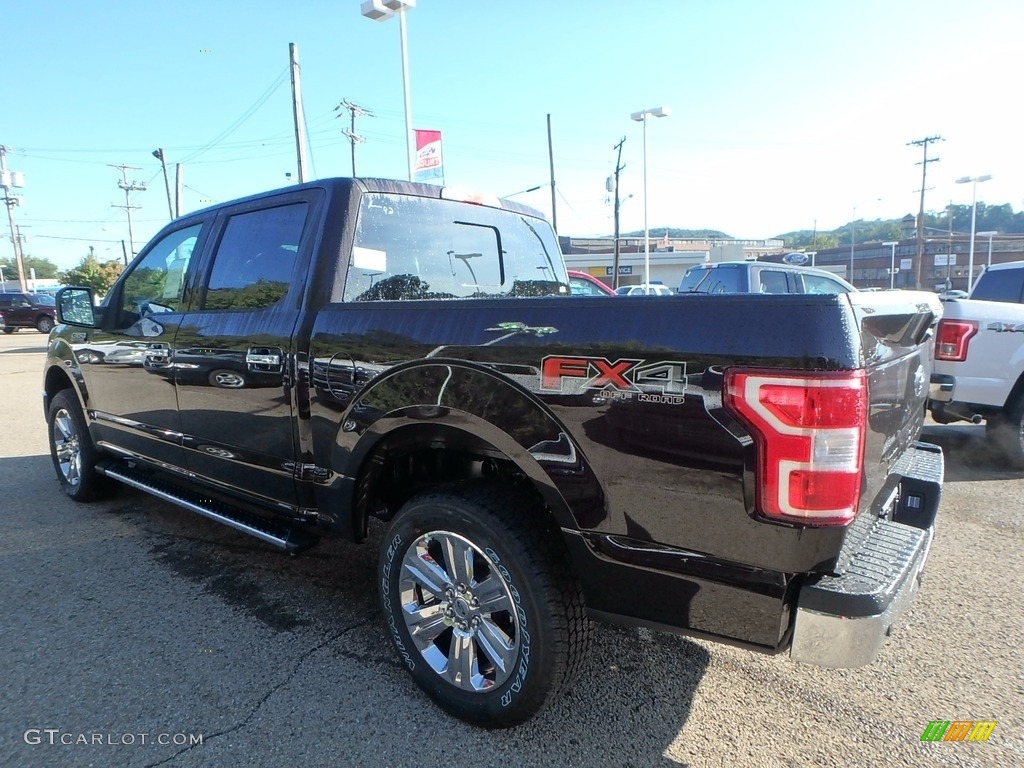 2018 F150 XLT SuperCrew 4x4 - Magma Red / Earth Gray photo #4