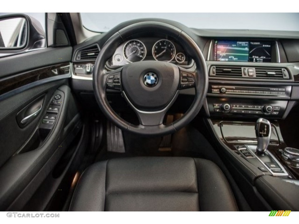2015 5 Series 528i Sedan - Cashmere Silver Metallic / Black photo #4