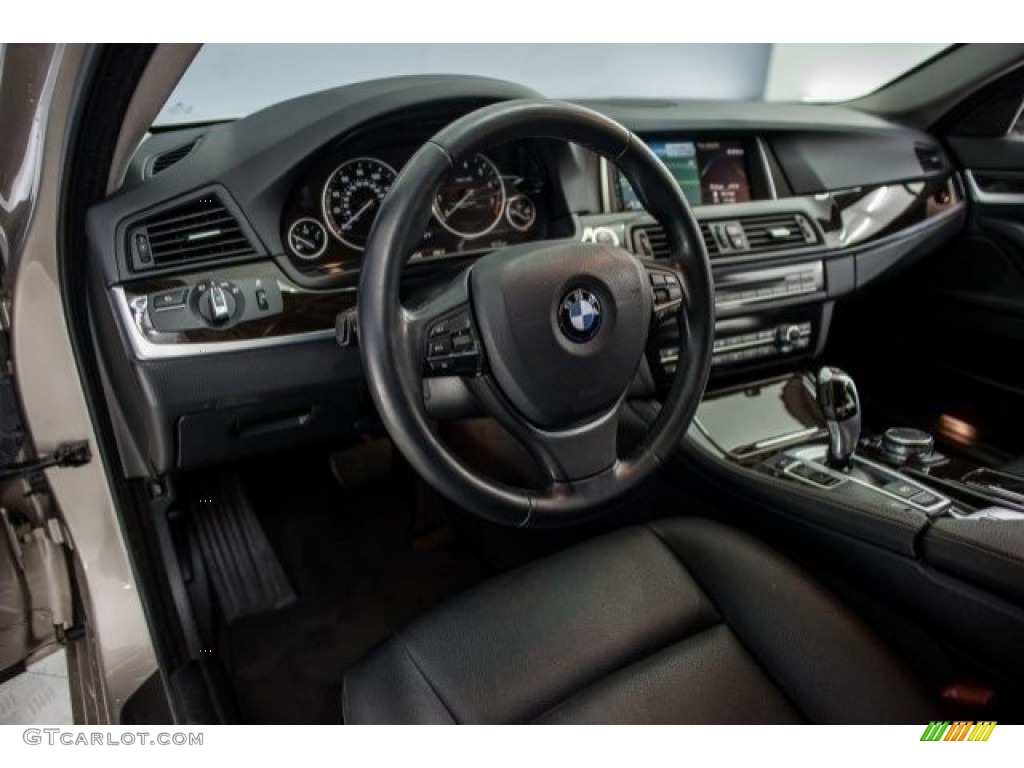 2015 5 Series 528i Sedan - Cashmere Silver Metallic / Black photo #15