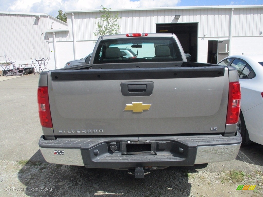 2013 Silverado 1500 Work Truck Regular Cab 4x4 - Graystone Metallic / Dark Titanium photo #4