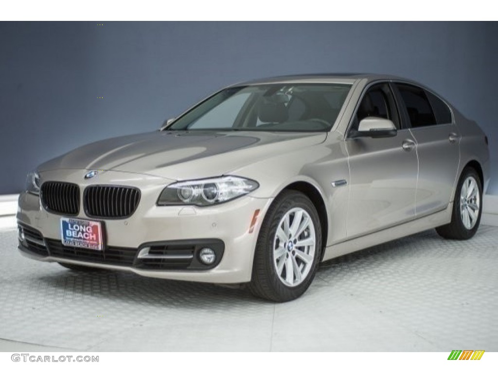 2015 5 Series 528i Sedan - Cashmere Silver Metallic / Black photo #28