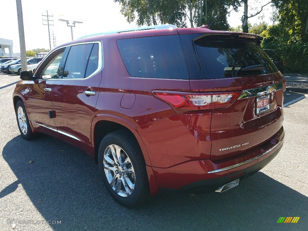 2018 Traverse High Country AWD - Cajun Red Tintcoat / High Country Jet Black/Loft Brown photo #4