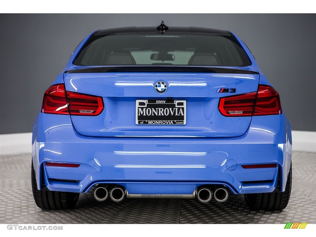 2018 M3 Sedan - Yas Marina Blue Metallic / Black photo #4
