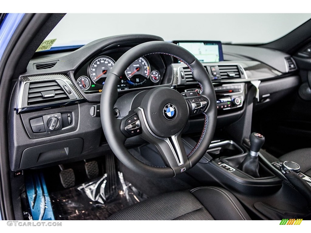 2018 BMW M3 Sedan Black Dashboard Photo #122655401