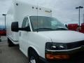 2017 Summit White Chevrolet Express Cutaway 3500 Work Van  photo #2