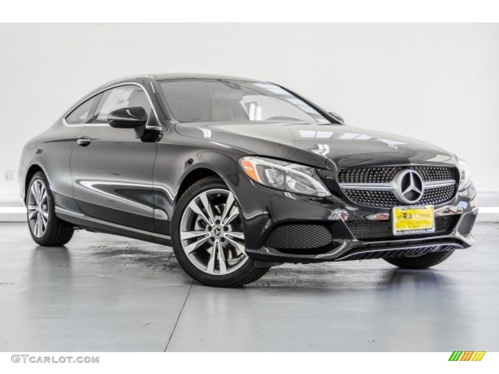 Black 2018 Mercedes-Benz C 300 Coupe Exterior Photo #122656226