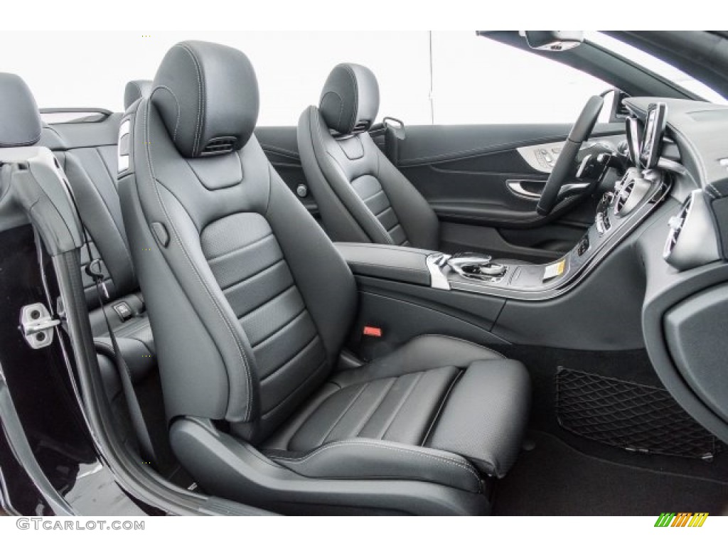 Black Interior 2018 Mercedes-Benz C 300 Cabriolet Photo #122656259