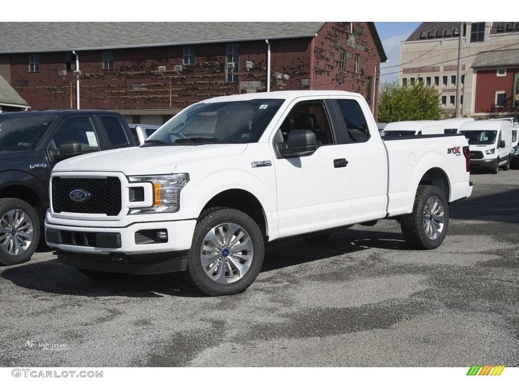 2018 F150 STX SuperCab 4x4 - Oxford White / Black photo #1