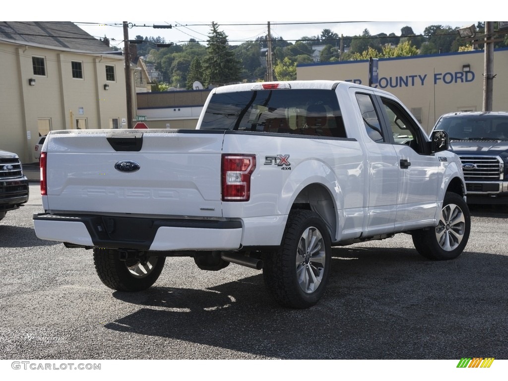 2018 F150 STX SuperCab 4x4 - Oxford White / Black photo #3