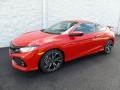 Rallye Red 2017 Honda Civic Si Coupe Exterior