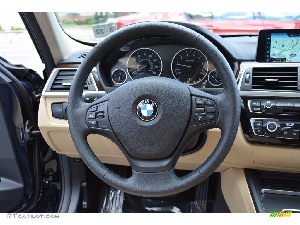 2017 3 Series 320i xDrive Sedan - Imperial Blue Metallic / Venetian Beige/Black photo #18