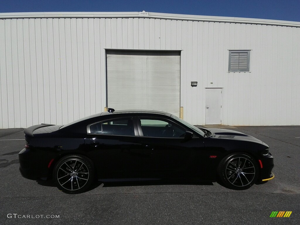 2018 Charger R/T Scat Pack - Pitch Black / Black photo #5