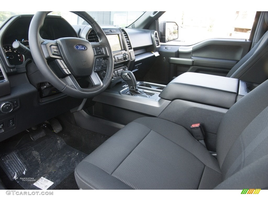 2017 F150 XLT SuperCrew 4x4 - Lightning Blue / Black photo #8