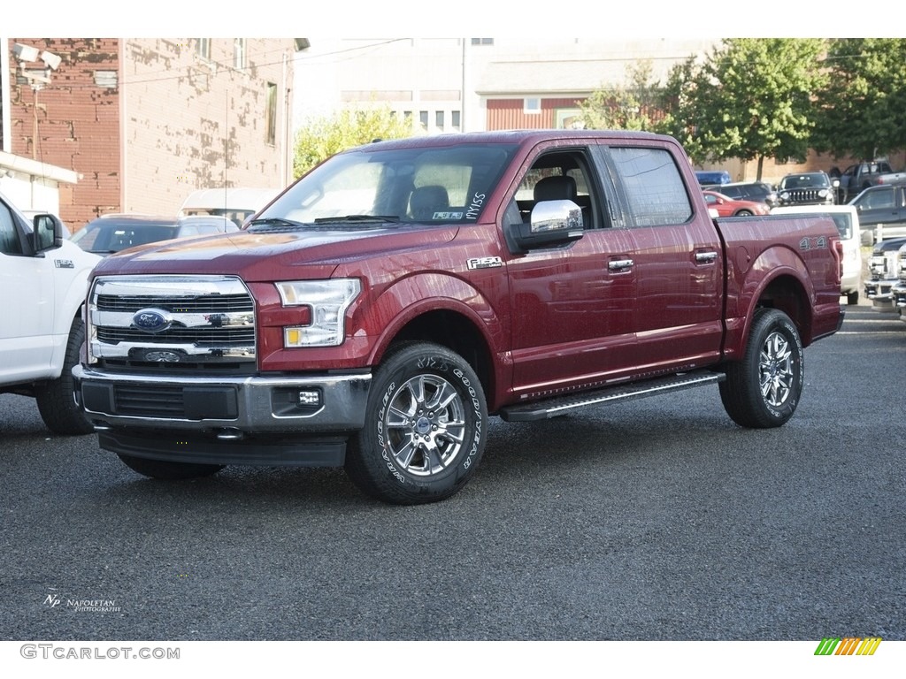 2017 F150 Lariat SuperCrew 4X4 - Ruby Red / Black photo #1
