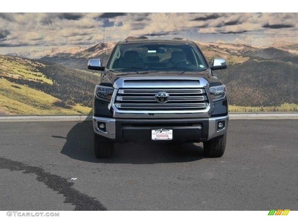2018 Tundra Limited CrewMax 4x4 - Midnight Black Metallic / Sand Beige photo #2