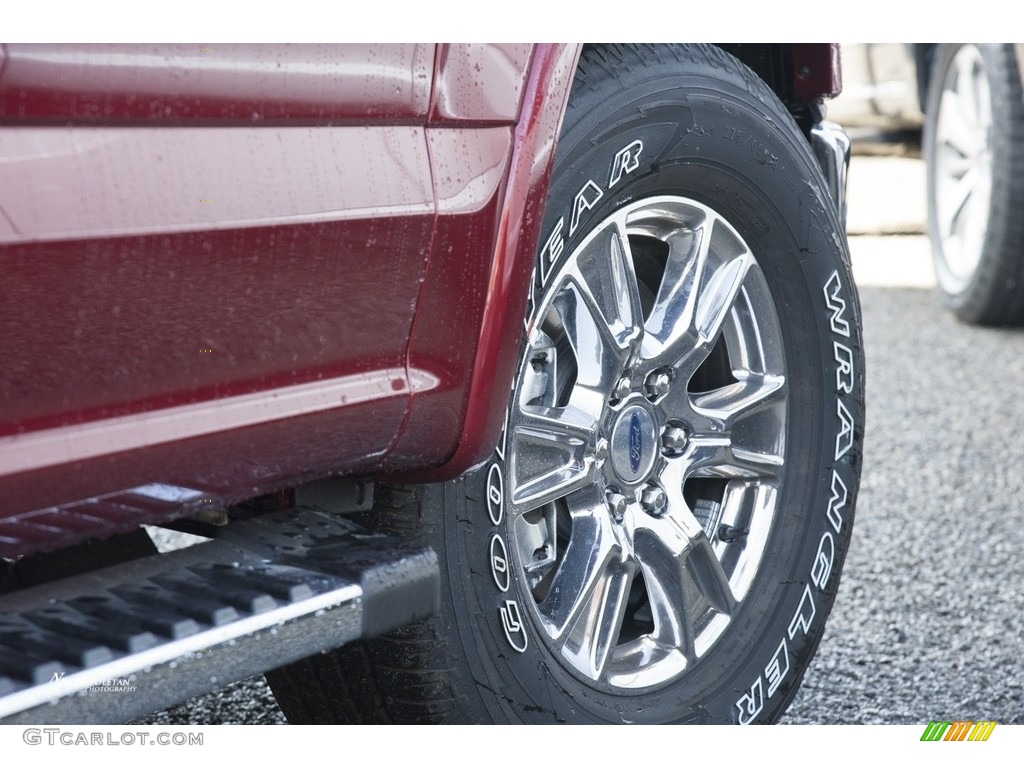 2017 F150 Lariat SuperCrew 4X4 - Ruby Red / Black photo #5